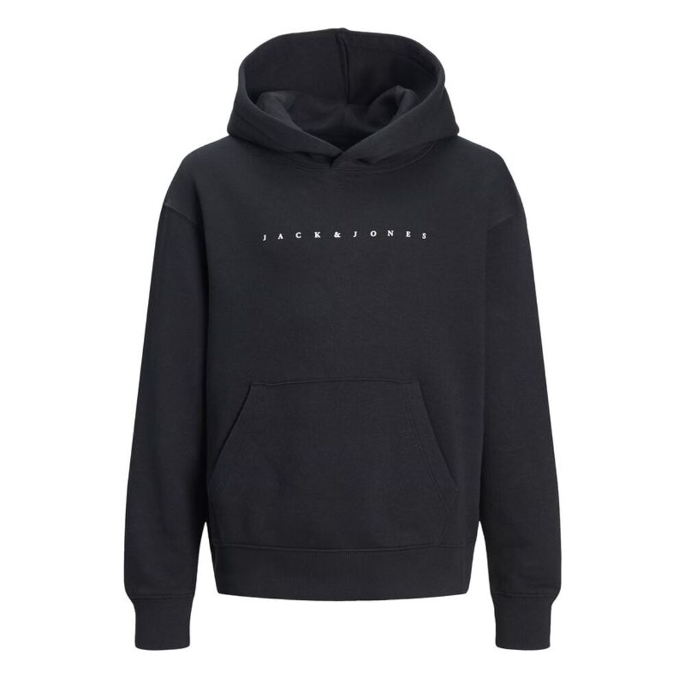 Jack And Jones Boys Fleece Hoodie / Black